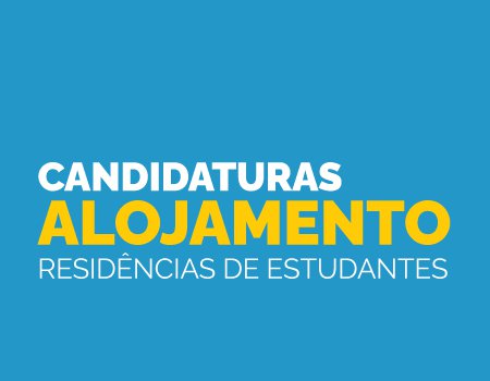 Candidaturas a alojamento